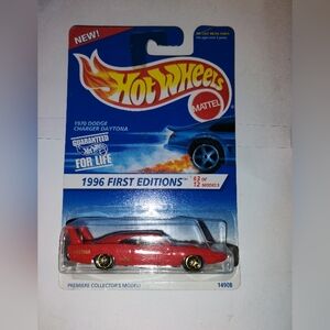 Hot Wheels 1996 First Editions 1970 Dodge Charger Daytona RED